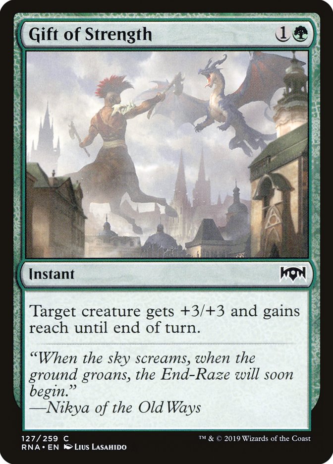Gift of Strength [Ravnica Allegiance] | Chromatic Games
