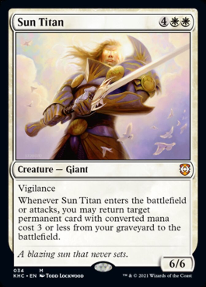 Sun Titan [Kaldheim Commander] | Chromatic Games