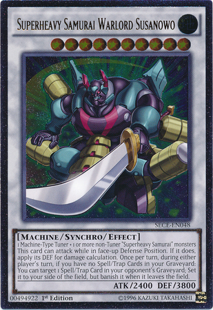 Superheavy Samurai Warlord Susanowo (UTR) [SECE-EN048] Ultimate Rare | Chromatic Games