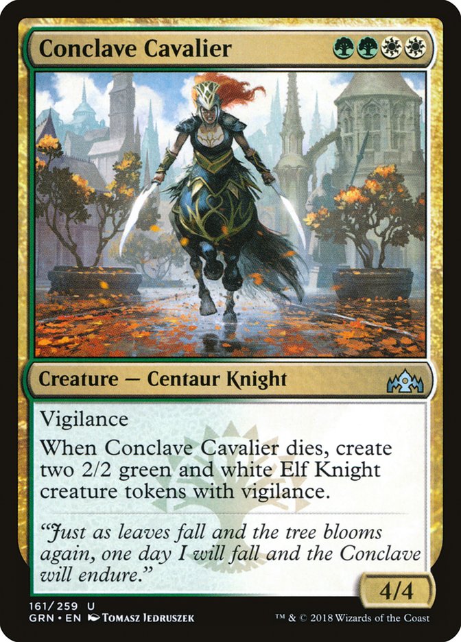 Conclave Cavalier [Guilds of Ravnica] | Chromatic Games