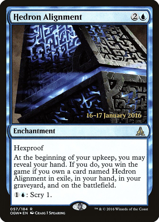 Hedron Alignment [Oath of the Gatewatch Prerelease Promos] | Chromatic Games