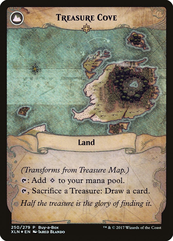 Treasure Map // Treasure Cove (Buy-A-Box) [Ixalan Treasure Chest] | Chromatic Games