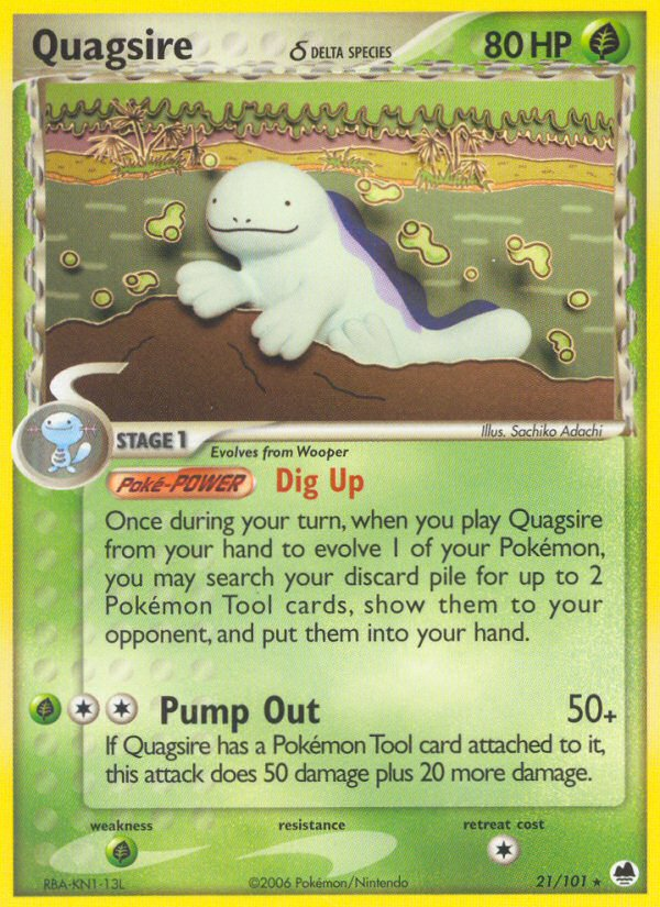 Quagsire (Delta Species) [Dragon Frontiers] | Chromatic Games