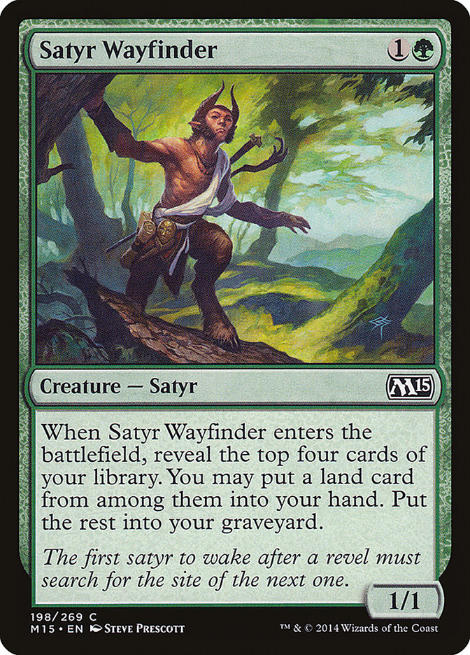 Satyr Wayfinder [Magic 2015] | Chromatic Games