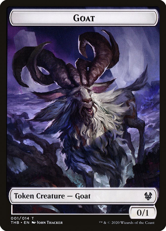 Goat Token [Theros Beyond Death Tokens] | Chromatic Games