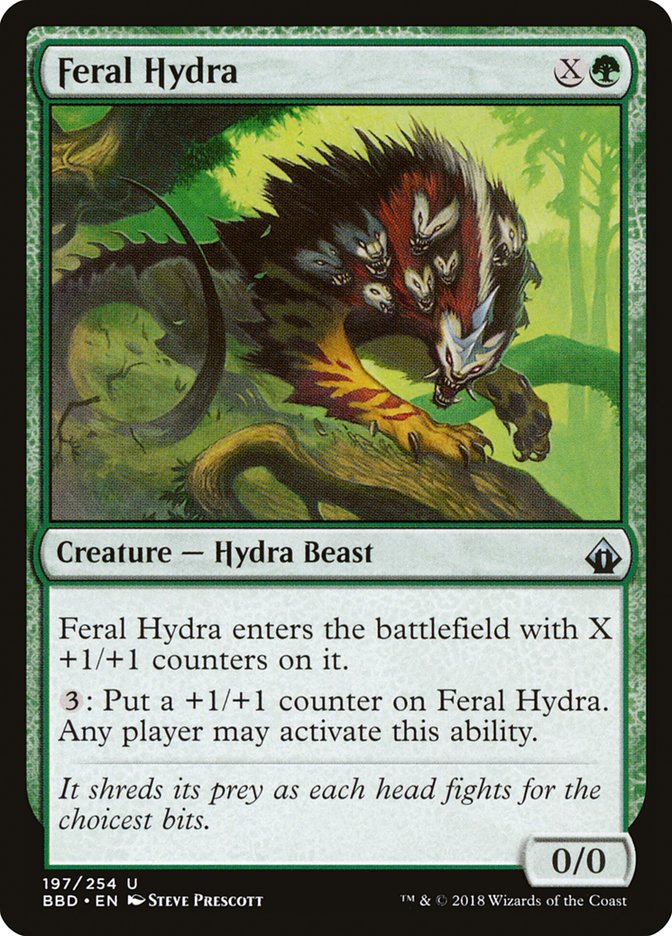 Feral Hydra [Battlebond] | Chromatic Games