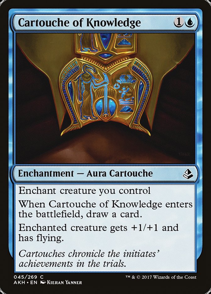 Cartouche of Knowledge [Amonkhet] | Chromatic Games