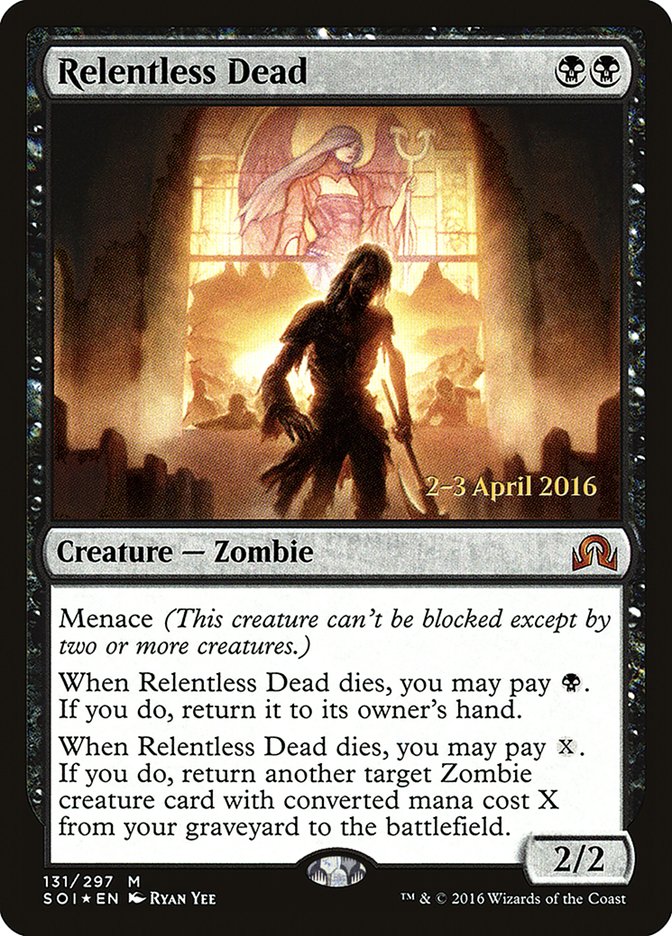 Relentless Dead [Shadows over Innistrad Prerelease Promos] | Chromatic Games