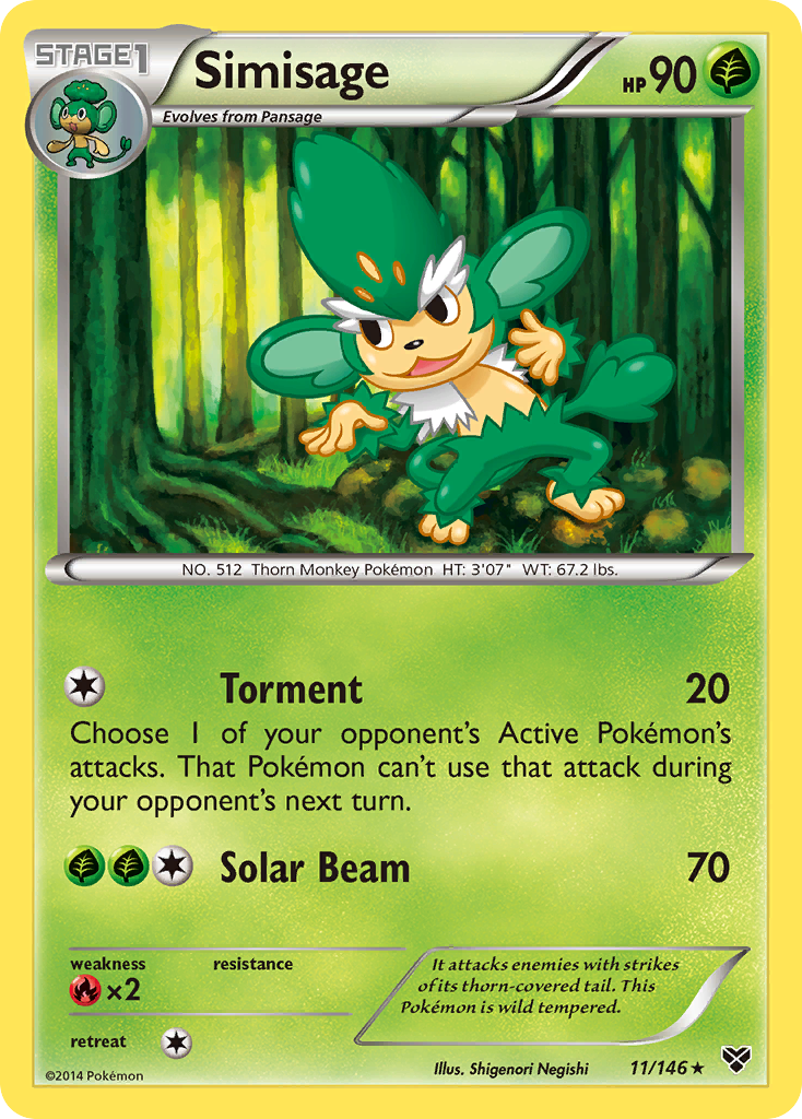 Simisage (11/146) [XY: Base Set] | Chromatic Games