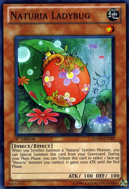Naturia Ladybug [HA04-EN020] Super Rare | Chromatic Games