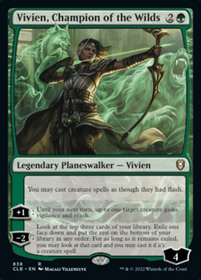 Vivien, Champion of the Wilds [Commander Legends: Battle for Baldur's Gate] | Chromatic Games