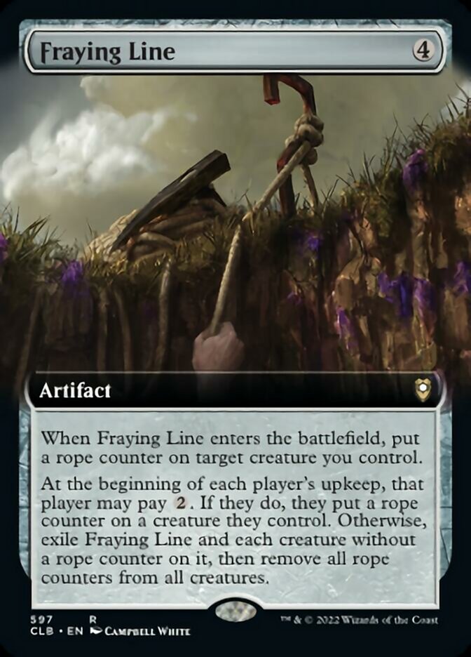 Fraying Line (Extended Art) [Commander Legends: Battle for Baldur's Gate] | Chromatic Games