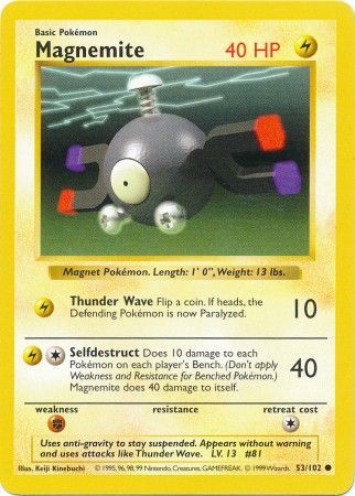 Magnemite [Base Set (Shadowless)] | Chromatic Games