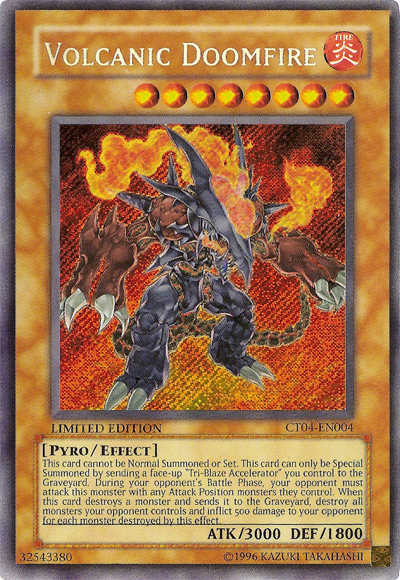 Volcanic Doomfire [CT04-EN004] Secret Rare | Chromatic Games