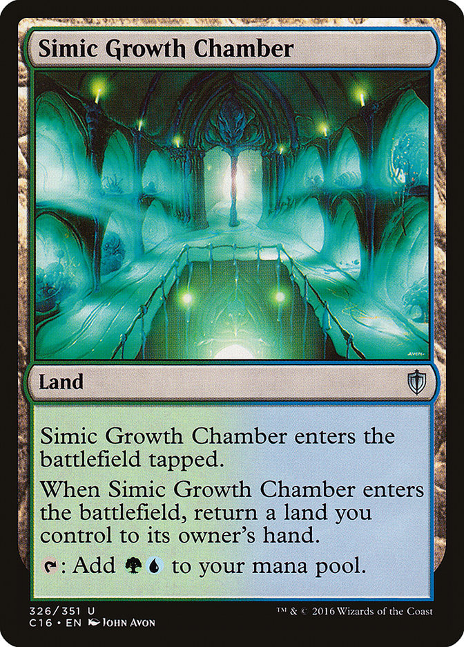 Simic Growth Chamber [Commander 2016] | Chromatic Games