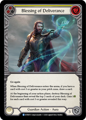 Blessing of Deliverance (Yellow) [U-WTR055] (Welcome to Rathe Unlimited)  Unlimited Rainbow Foil | Chromatic Games