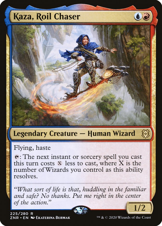 Kaza, Roil Chaser (Promo Pack) [Zendikar Rising Promos] | Chromatic Games