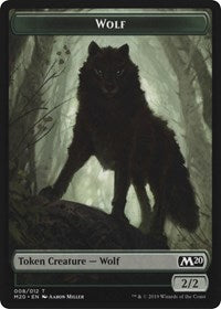 Zombie // Wolf Double-Sided Token [Game Night 2019 Tokens] | Chromatic Games