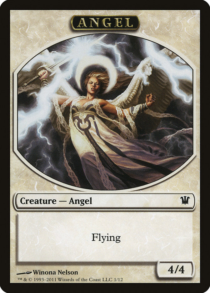 Angel Token [Innistrad Tokens] | Chromatic Games