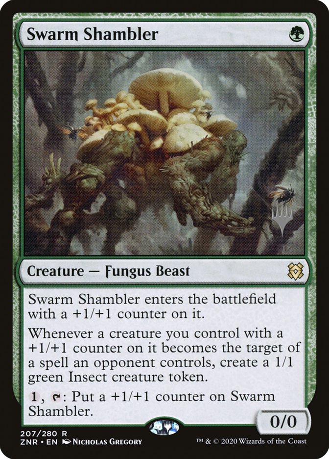 Swarm Shambler (Promo Pack) [Zendikar Rising Promos] | Chromatic Games