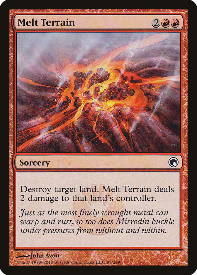 Melt Terrain [Scars of Mirrodin] | Chromatic Games