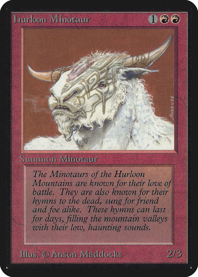 Hurloon Minotaur [Alpha Edition] | Chromatic Games