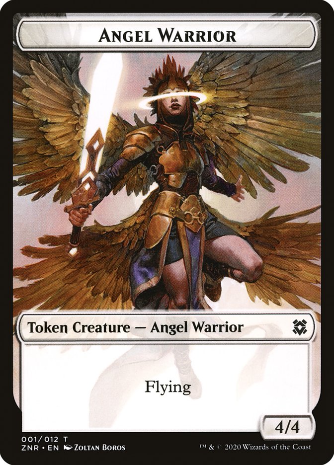 Angel Warrior Token [Zendikar Rising Tokens] | Chromatic Games