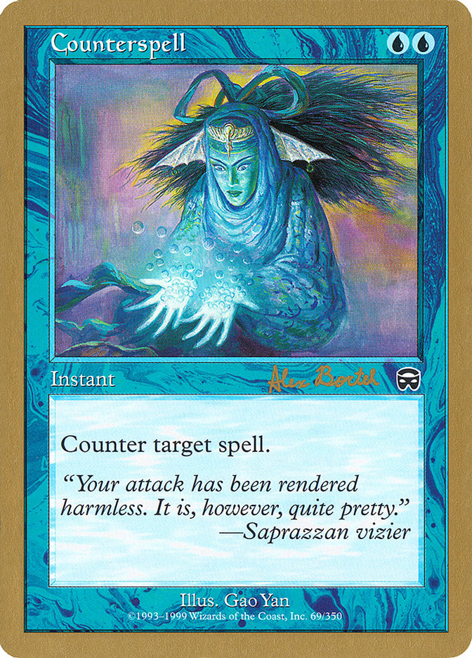 Counterspell (Alex Borteh) (MMQ) [World Championship Decks 2001] | Chromatic Games