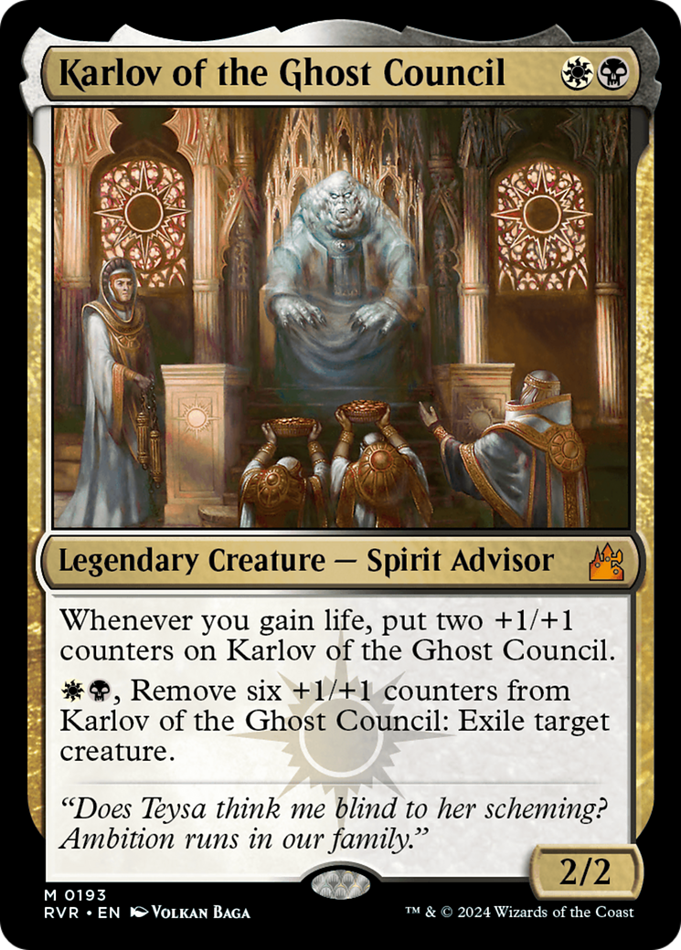 Karlov of the Ghost Council [Ravnica Remastered] | Chromatic Games