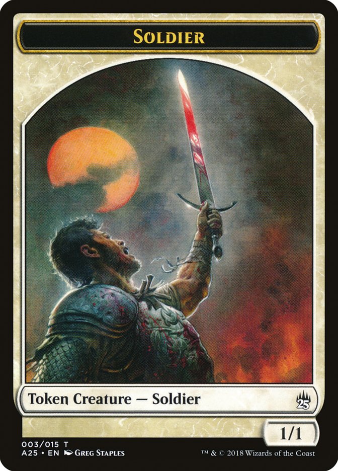 Soldier Token [Masters 25 Tokens] | Chromatic Games