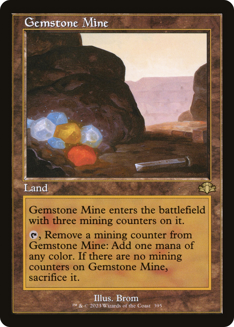 Gemstone Mine (Retro) [Dominaria Remastered] | Chromatic Games
