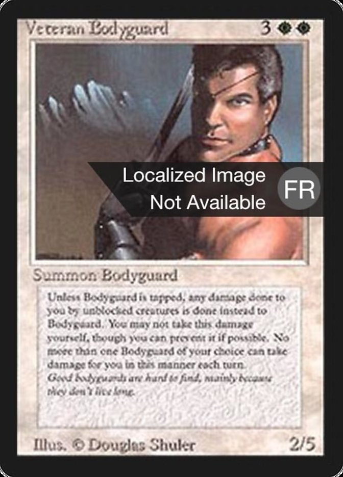 Veteran Bodyguard [Foreign Black Border] | Chromatic Games