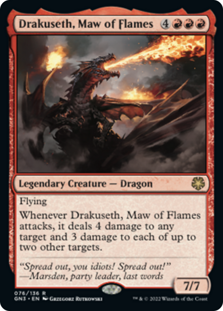 Drakuseth, Maw of Flames [Game Night: Free-for-All] | Chromatic Games