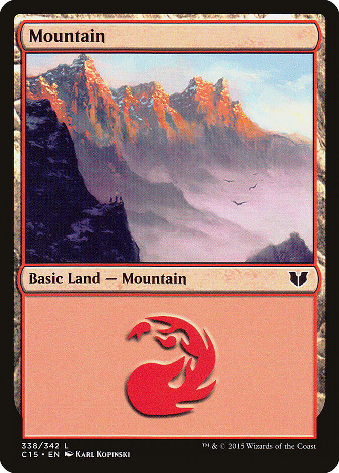 Mountain (338) [Commander 2015] | Chromatic Games