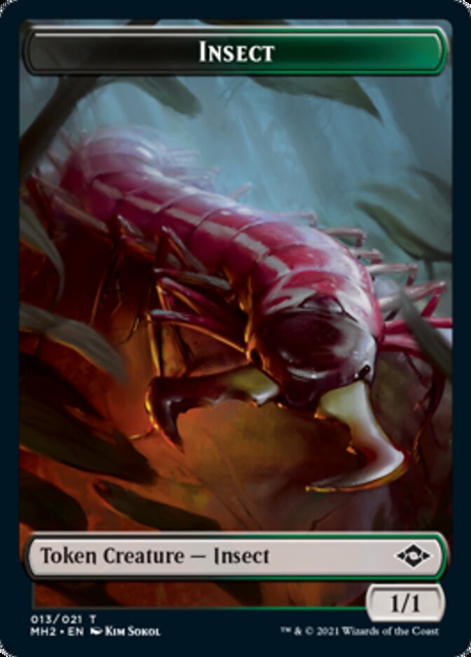 Clue (15) // Insect Double-Sided Token [Modern Horizons 2 Tokens] | Chromatic Games