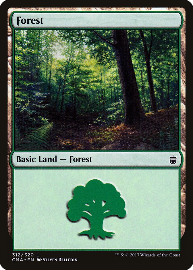 Forest (312) [Commander Anthology] | Chromatic Games