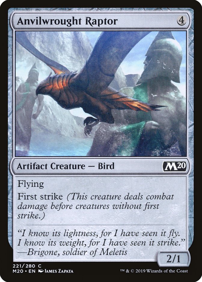 Anvilwrought Raptor [Core Set 2020] | Chromatic Games