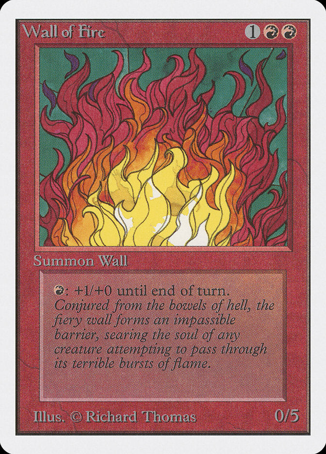 Wall of Fire [Unlimited Edition] | Chromatic Games