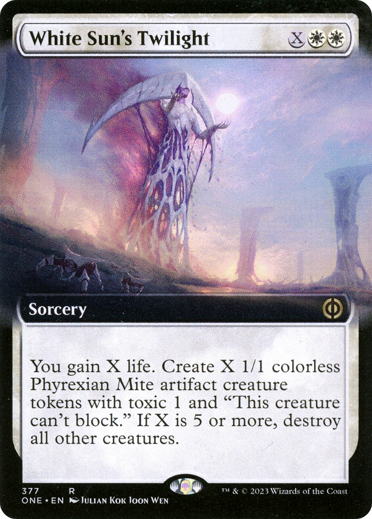 White Sun's Twilight (Extended Art) [Phyrexia: All Will Be One] | Chromatic Games