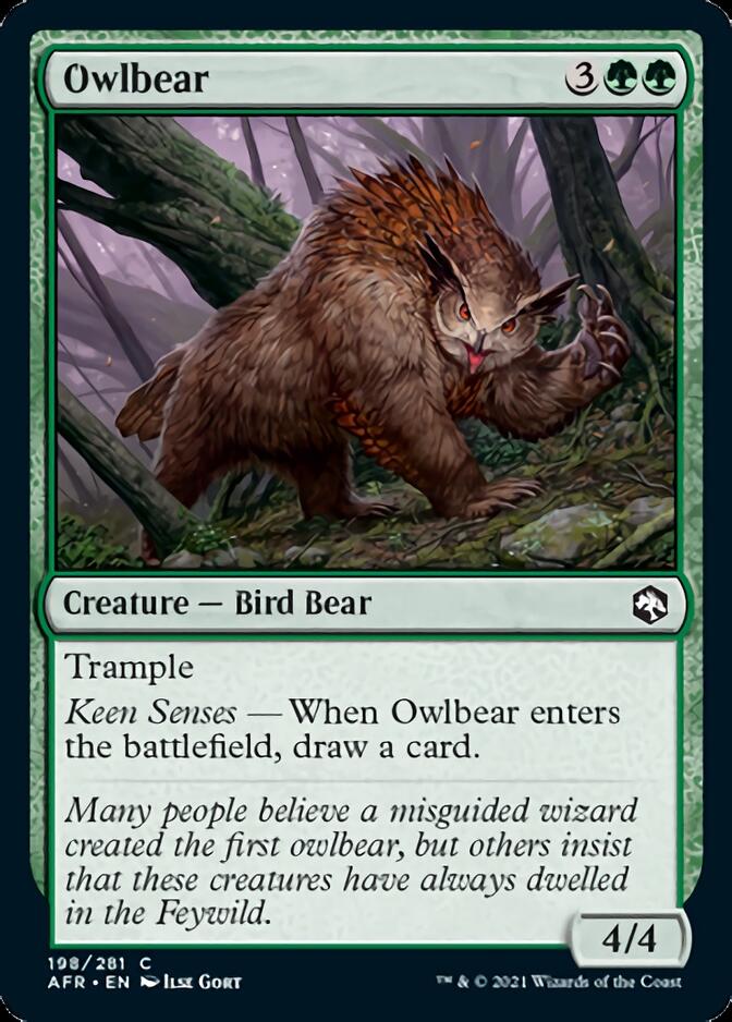 Owlbear [Dungeons & Dragons: Adventures in the Forgotten Realms] | Chromatic Games