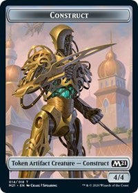 Construct // Goblin Wizard Double-Sided Token [Core Set 2021 Tokens] | Chromatic Games