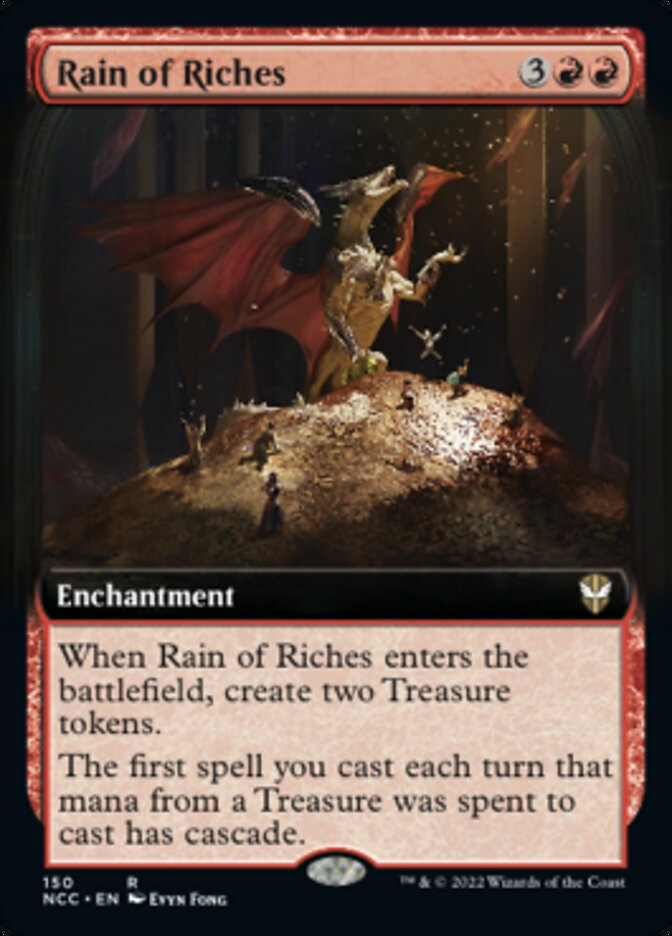 Rain of Riches (Extended Art) [Streets of New Capenna Commander] | Chromatic Games