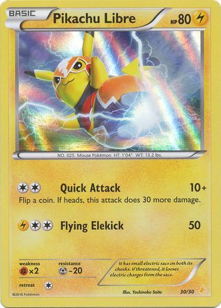 Pikachu Libre (30/30) [XY: Trainer Kit 3 - Pikachu Libre] | Chromatic Games