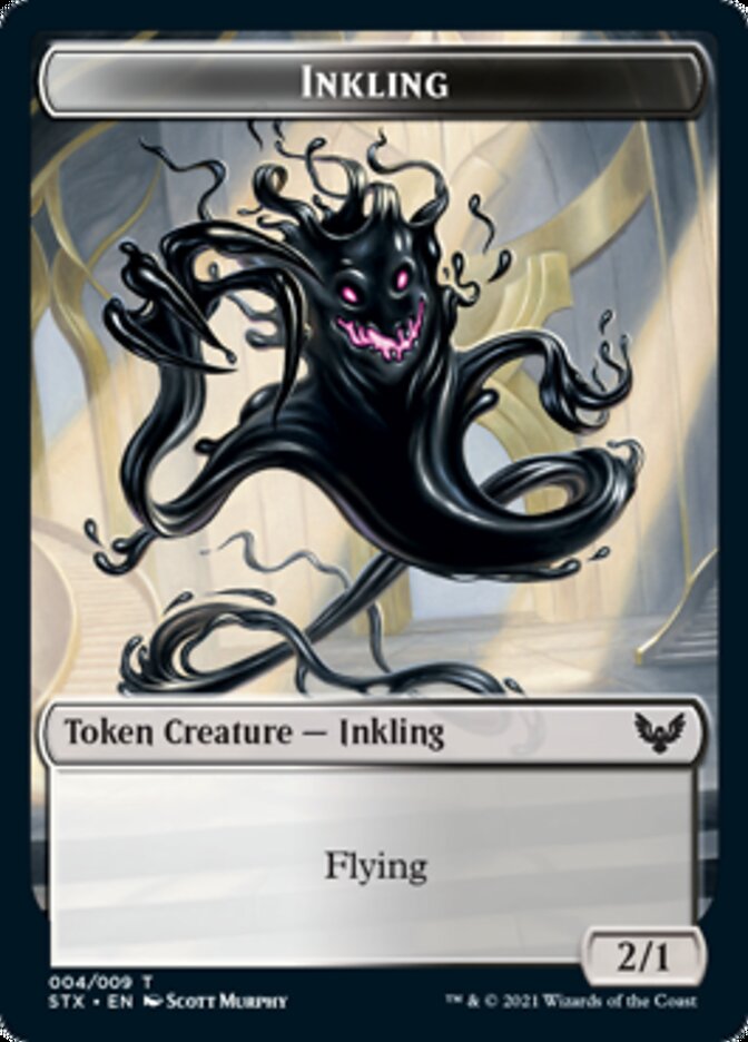 Inkling Token [Strixhaven: School of Mages Tokens] | Chromatic Games