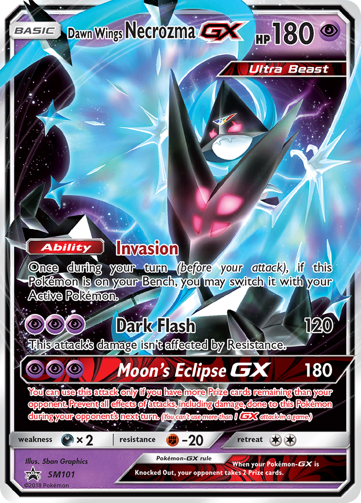 Dawn Wings Necrozma GX [SM Black Star Promos] | Chromatic Games