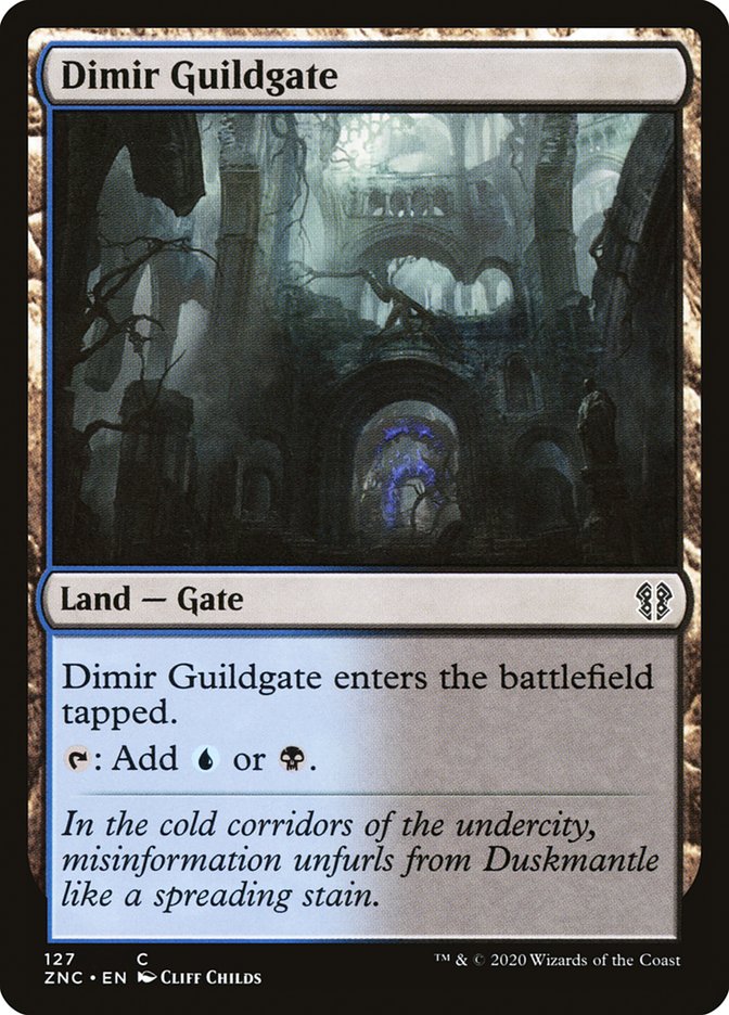 Dimir Guildgate [Zendikar Rising Commander] | Chromatic Games