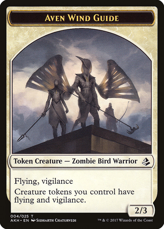 Aven Wind Guide Token [Amonkhet Tokens] | Chromatic Games