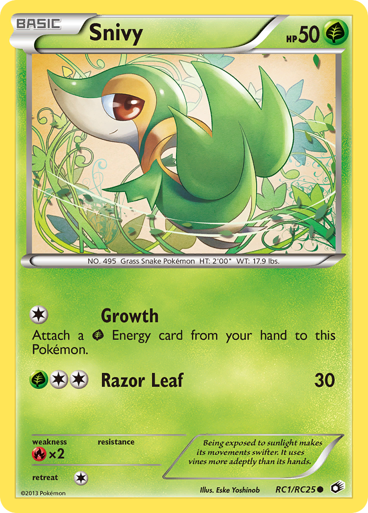 Snivy (RC1/RC25) [Black & White: Legendary Treasures] | Chromatic Games