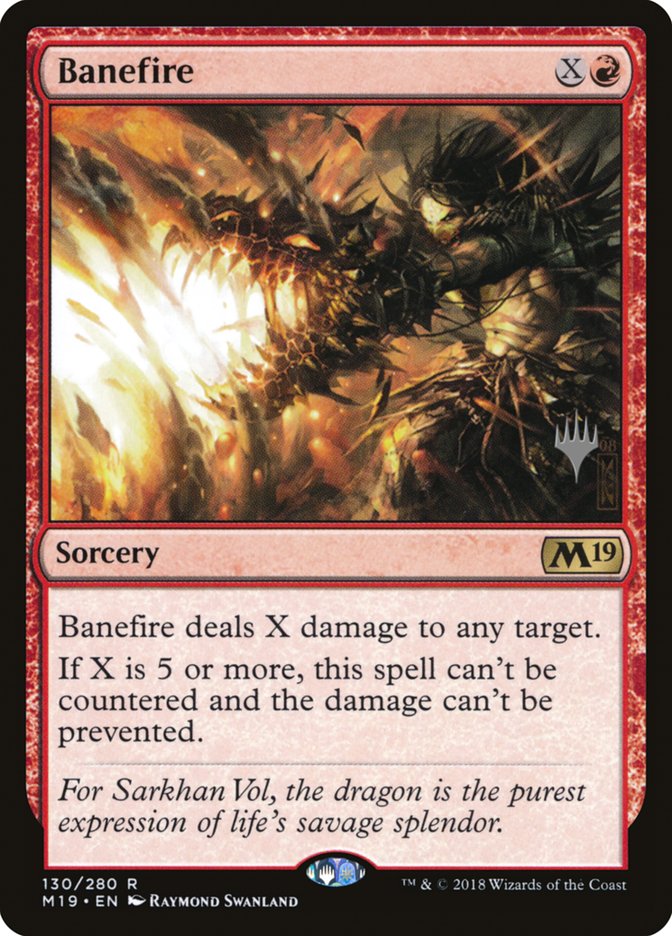 Banefire (Promo Pack) [Core Set 2019 Promos] | Chromatic Games