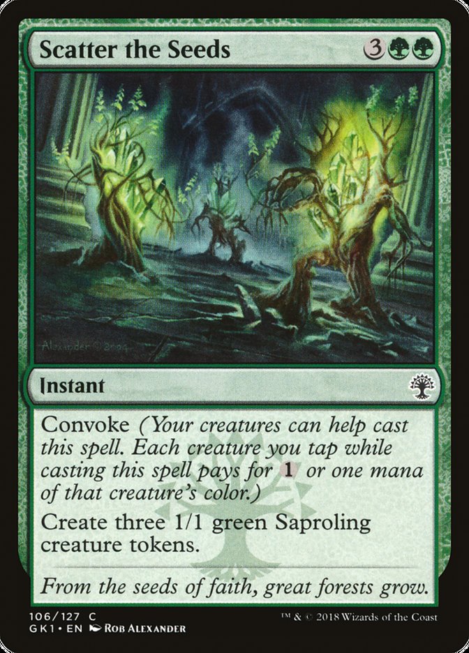 Scatter the Seeds [Guilds of Ravnica Guild Kit] | Chromatic Games